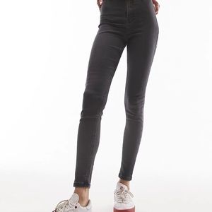 TopShop Joni Jeans | Washed Black | W28 L30